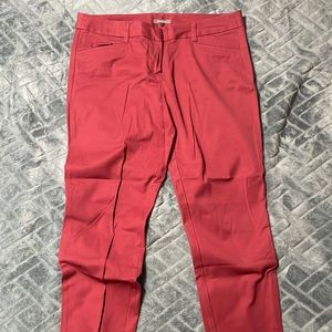 Maurices Smart Red Dress Pants Size 11/12 REG Ankle Skinny